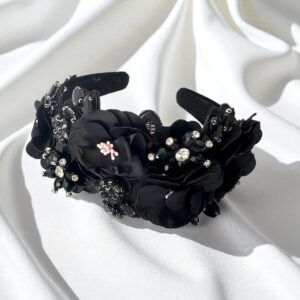 bentita cu cristale si flori