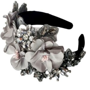 bentita cu cristale si flori