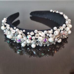 bentita cu cristale si perle