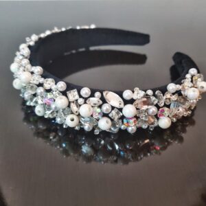 bentita cu cristale si perle