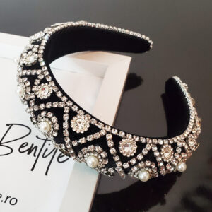 bentita cu cristale si strasuri