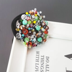 scrunchie cu cristale