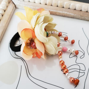 elastic de par cu flori