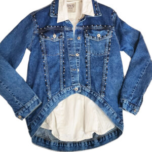 geaca de blugi cu capse