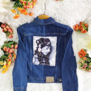 geaca de blugi unicat