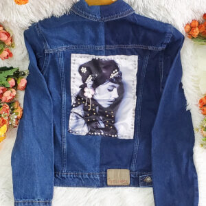 geaca de blugi unicat