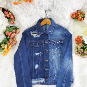 geaca de blugi unicat