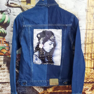 geaca de blugi unicat