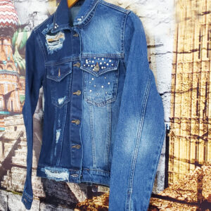 geaca de blugi unicat