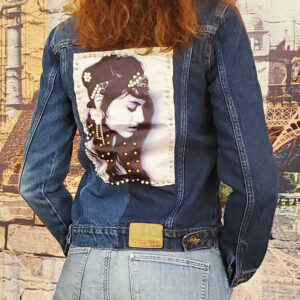 geaca de blugi unicat