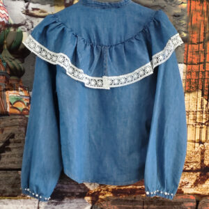 camasa de blugi cu perle