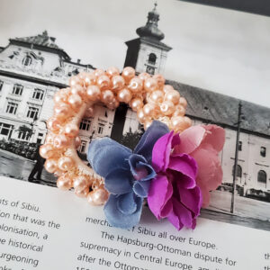 elastic de par cu perle