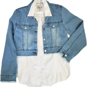 geaca de blugi scurta