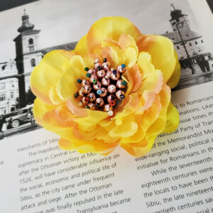 elastic de par cu floare