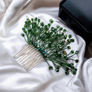 agrafa de par cu cristale