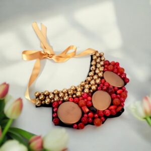 colier cu perle handmade