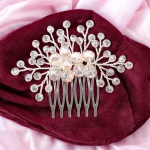 agrafa de par cu cristale