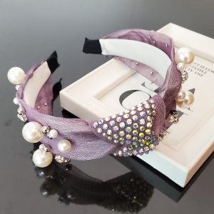 Bentita cu perle Sunkiss mov