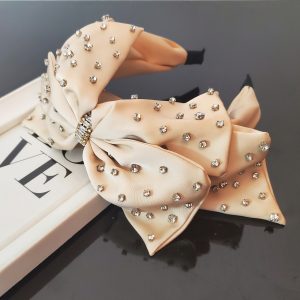 Bentita cu funda Nightwish crem