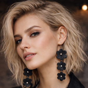 Cercei din piele Rock Me Baby 5