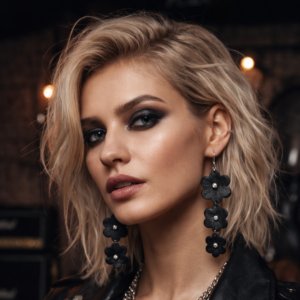 Cercei din piele Rock Me Baby 6