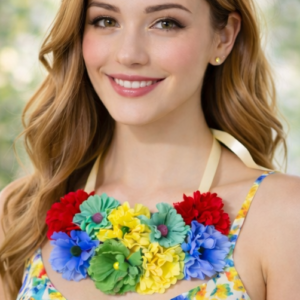 Colier cu flori Curly 3