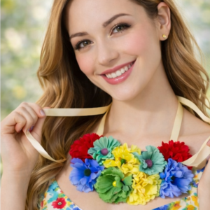 Colier cu flori Curly 6