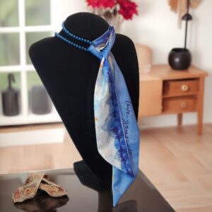 colier de perle si esarfa