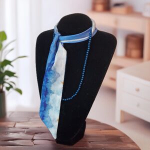 colier de perle si esarfa