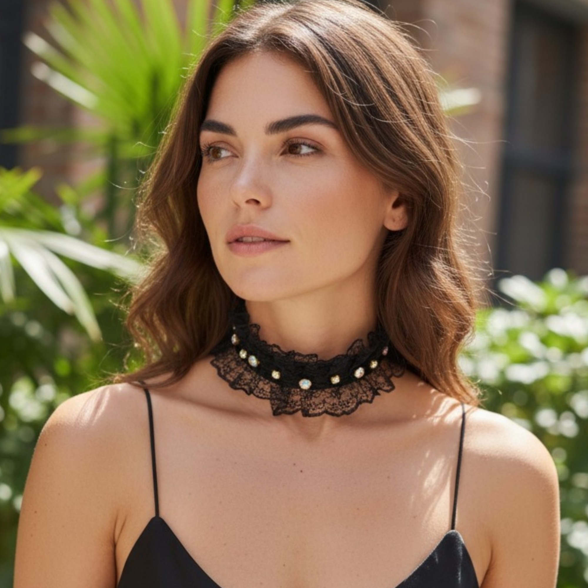 choker din dantela